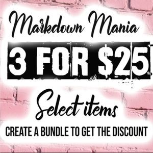 🛍 3/$25 Bundle Sale